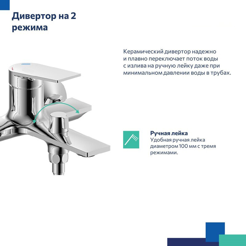 Смеситель Milardo Azure AZUSB00M02 — фото 3