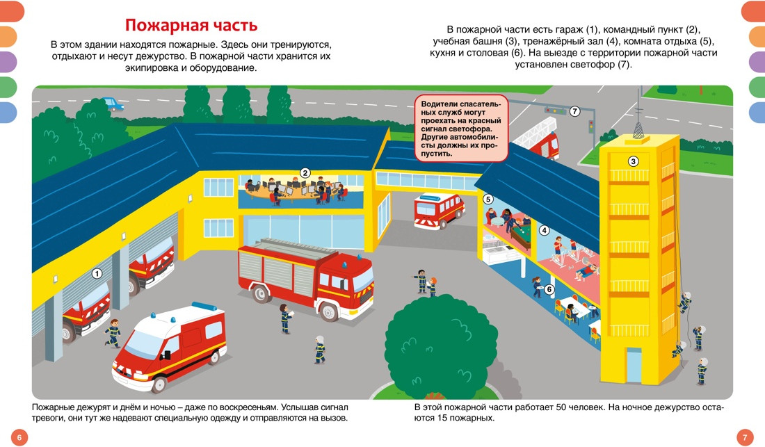 Энциклопедия Махаон Пожарные и спасатели, твердая обложка (Симон Филипп, Буэ Мари-Лор) — фото 2