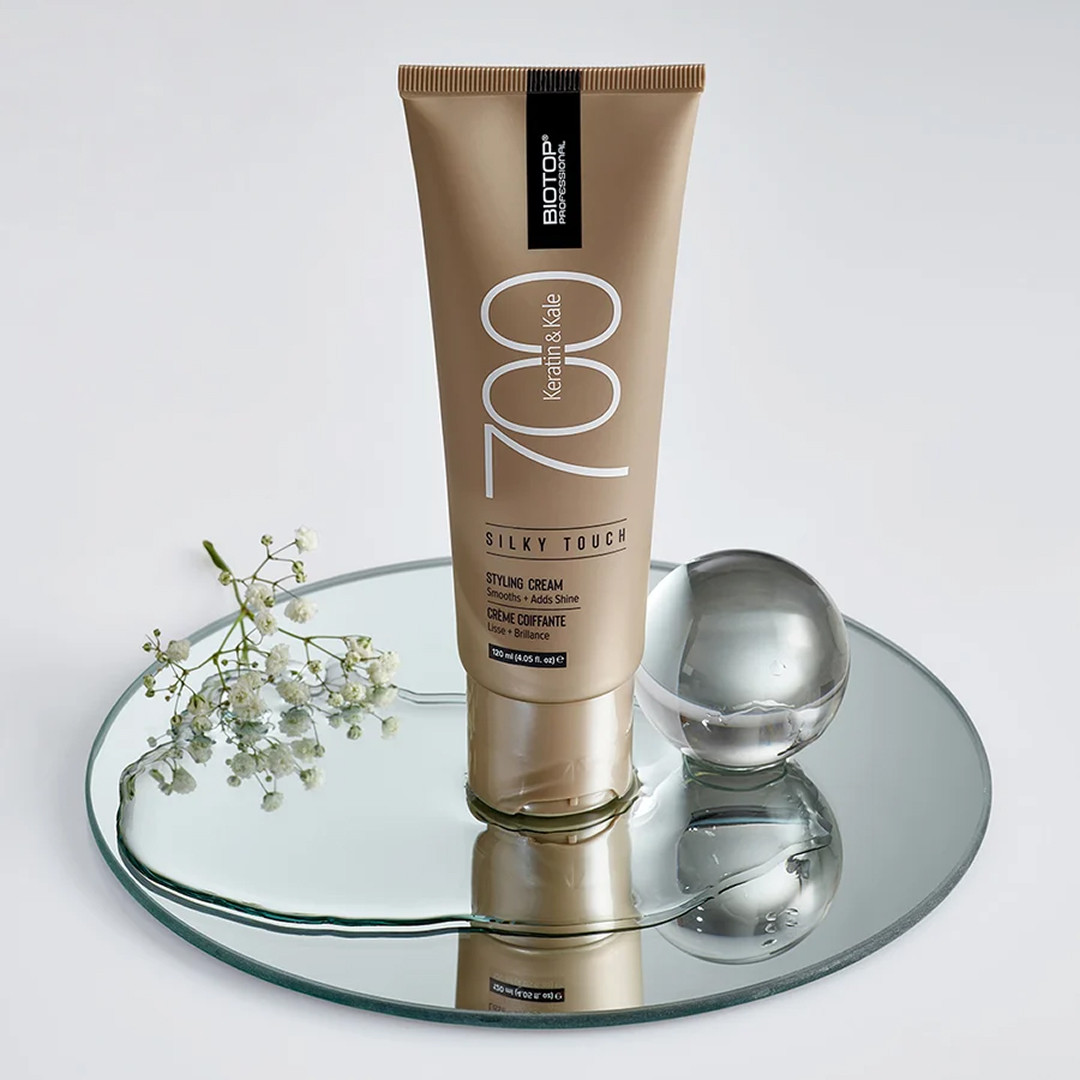 Крем для укладки волос Biotop 700 Keratin Silky Touch (120мл) — фото 5