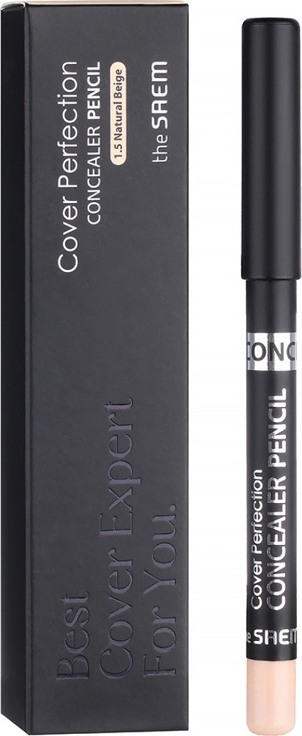 Консилер The Saem Cover Perfection Concealer Pencil 1.5 Natural Beige — фото 2