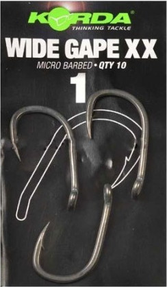 Набор крючков рыболовных Korda Kurv Wide Gape-XX №2 / KWGXX2 — фото 2