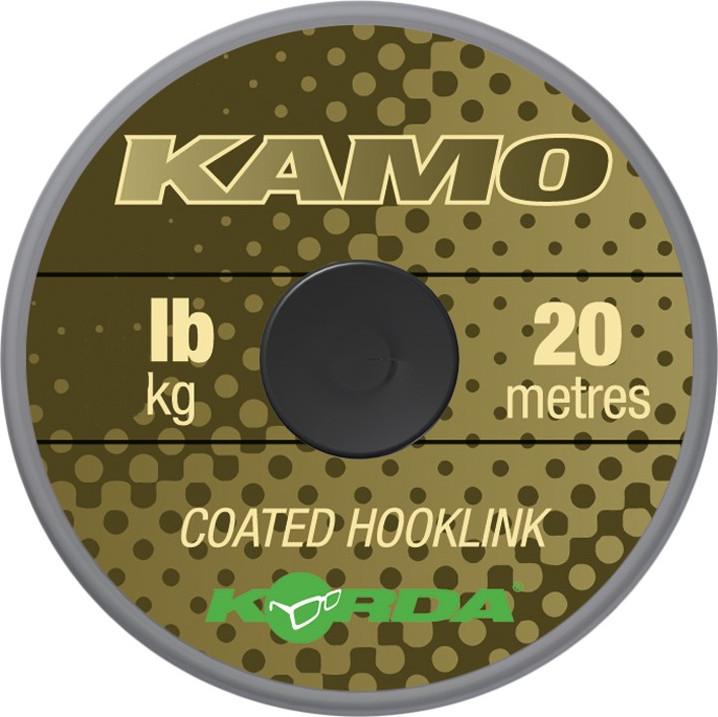 Поводок рыболовный Korda Kamo Coated Hooklink 20lb / KKB20
