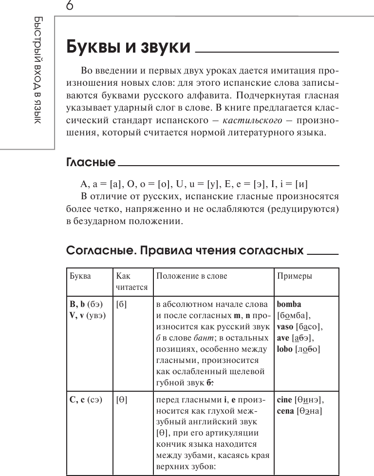Учебное пособие АСТ Быстрый вход в испанский (Гонсалес Рушания, Алимова Роза) — фото 6