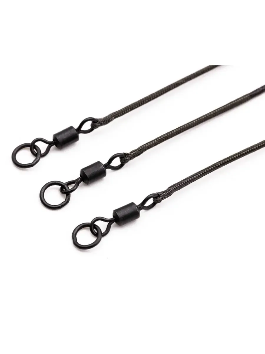 Лидкор рыболовный Korda Kable Leadcore Leader Ring Swivel 50см Gravel / KLL003 — фото 2