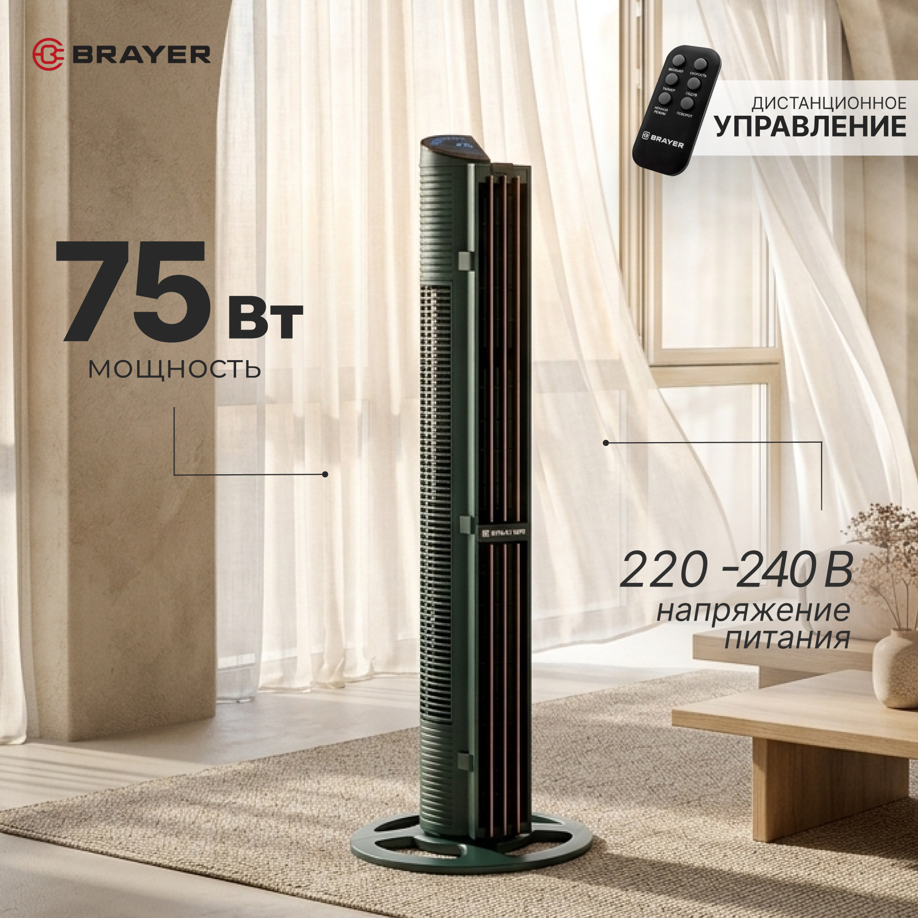 Вентилятор Brayer BR4976