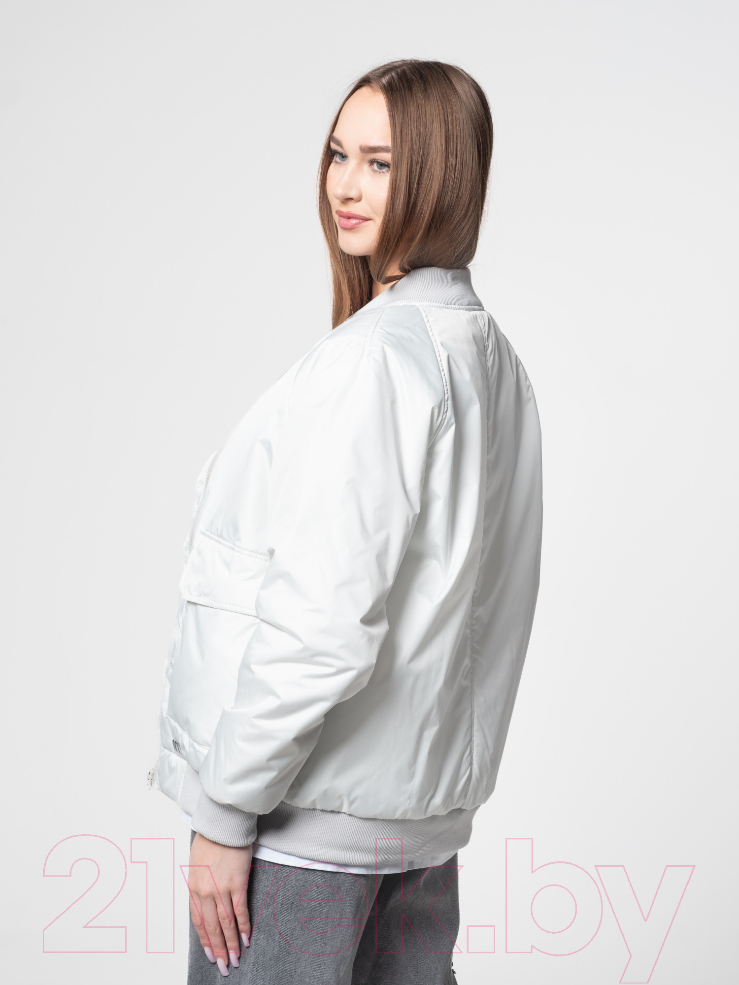 Куртка MT.Style №29 Bomber (L, серый) — фото 6