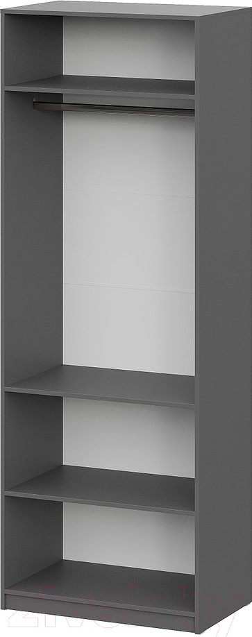 Комплект полок для корпусной мебели Mio Tesoro ШК 5 800/1200/1600 (2шт, графит серый) — фото 2