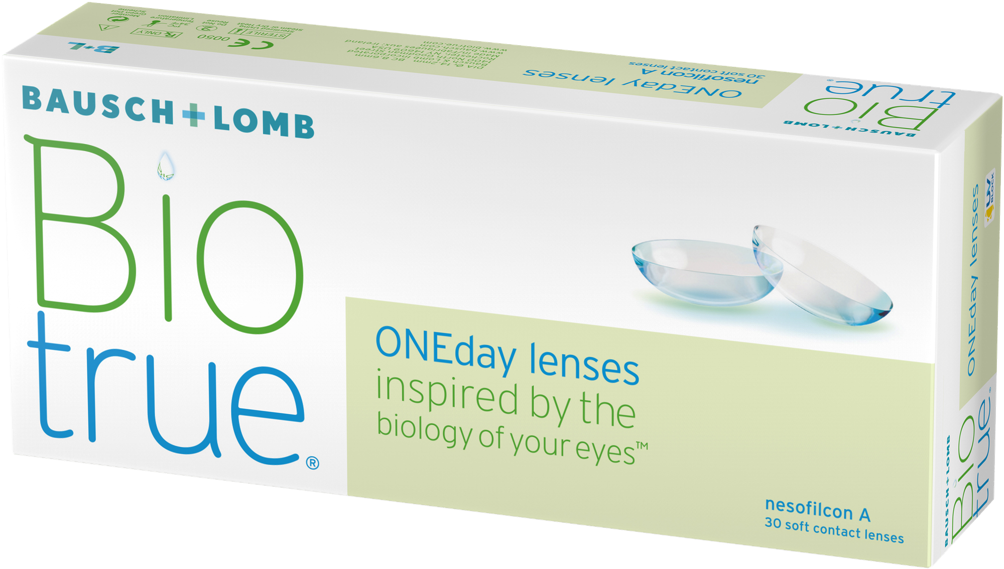 Комплект контактных линз Biotrue ONEday Sph-4.75 R8.6 (30шт)