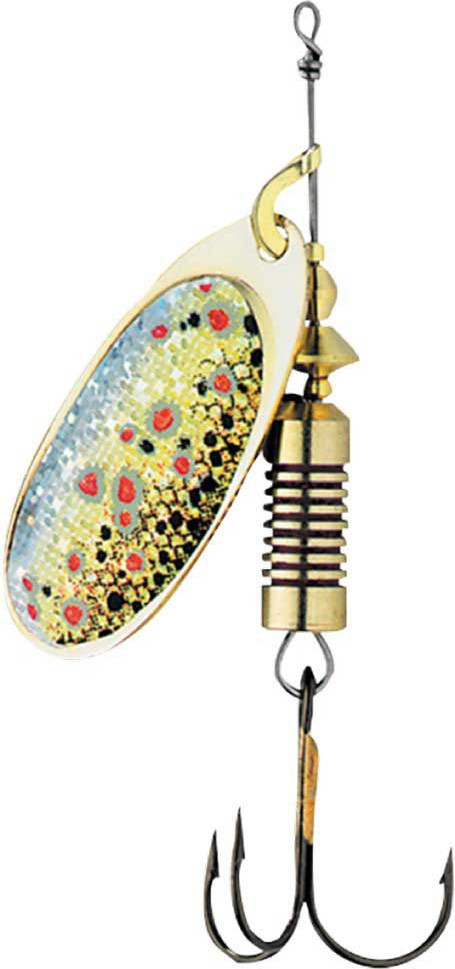 Блесна DAM FZ Nature 3D Spinner 4 S / 5130010 (Brown Trout)