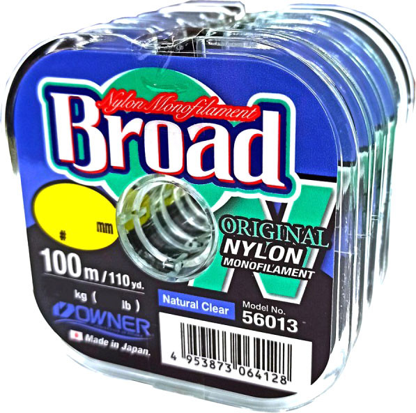 Леска монофильная Owner Broad 100м 0.2мм 4кг / 56013-020