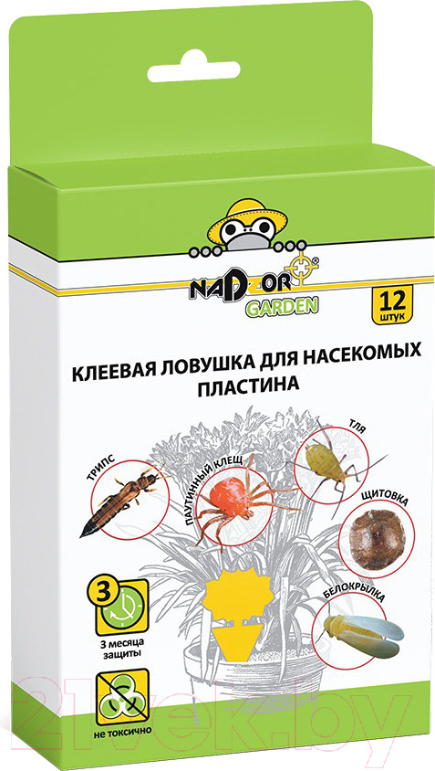 Набор ловушек для насекомых Nadzor Клеевая / PEST18