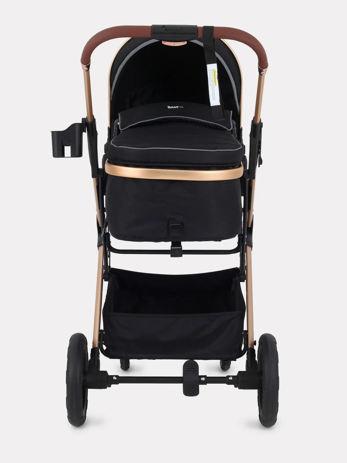 Детская универсальная коляска Rant Basic Pulsar Gold 2 в 1 / RA160 (Black) — фото 7