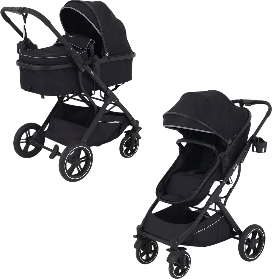 Детская универсальная коляска Rant Basic Pulsar 2 в 1 / RA160 (Black)