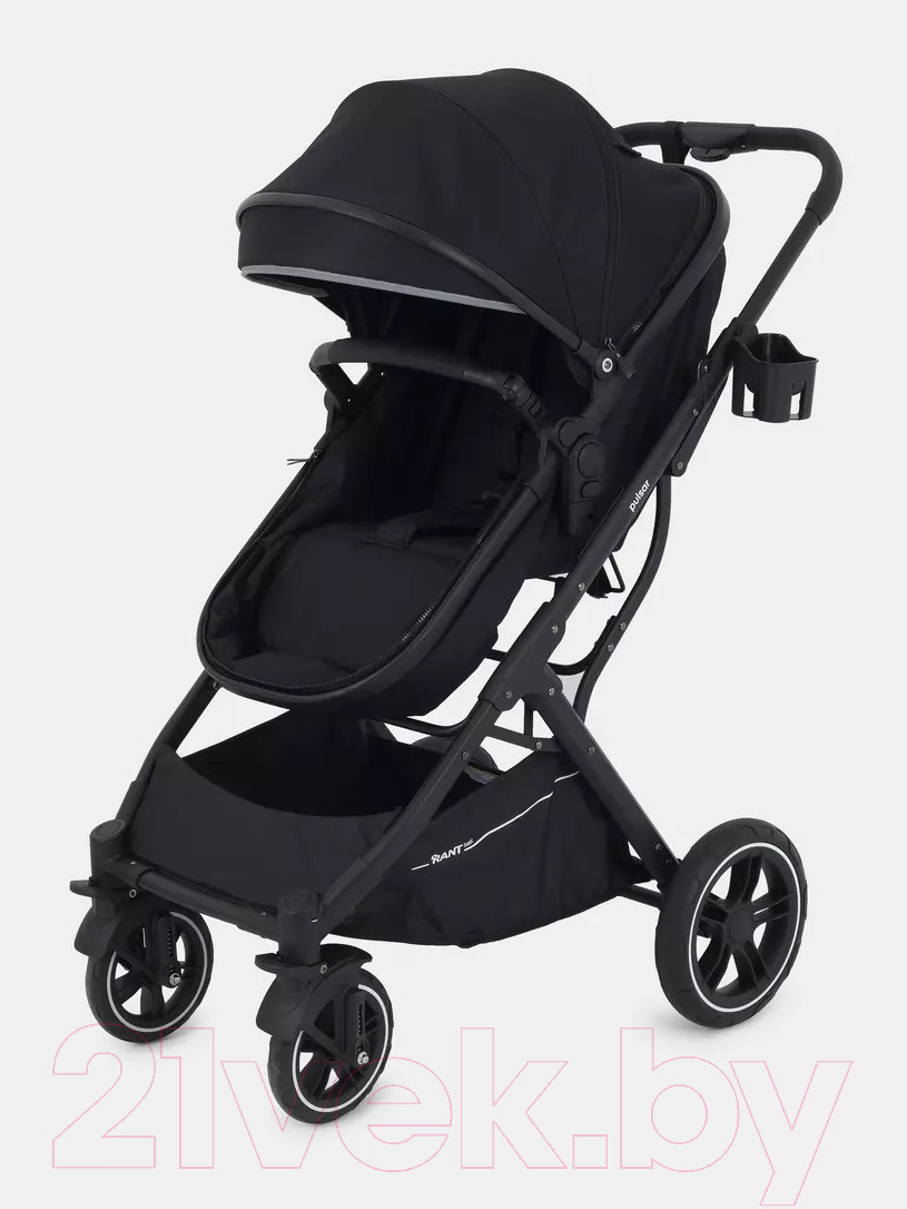 Детская универсальная коляска Rant Basic Pulsar 2 в 1 / RA160 (Black) — фото 3