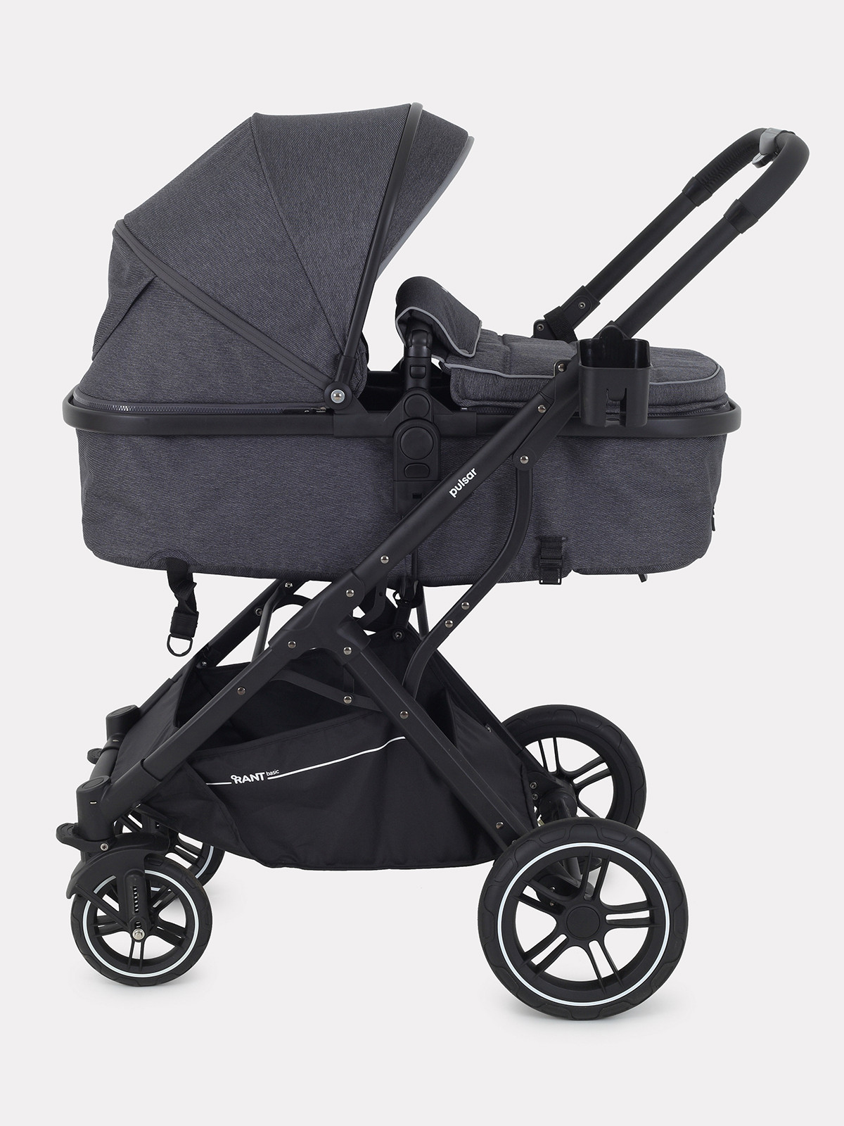 Детская универсальная коляска Rant Basic Pulsar 2 в 1 / RA160 (Grey) — фото 5