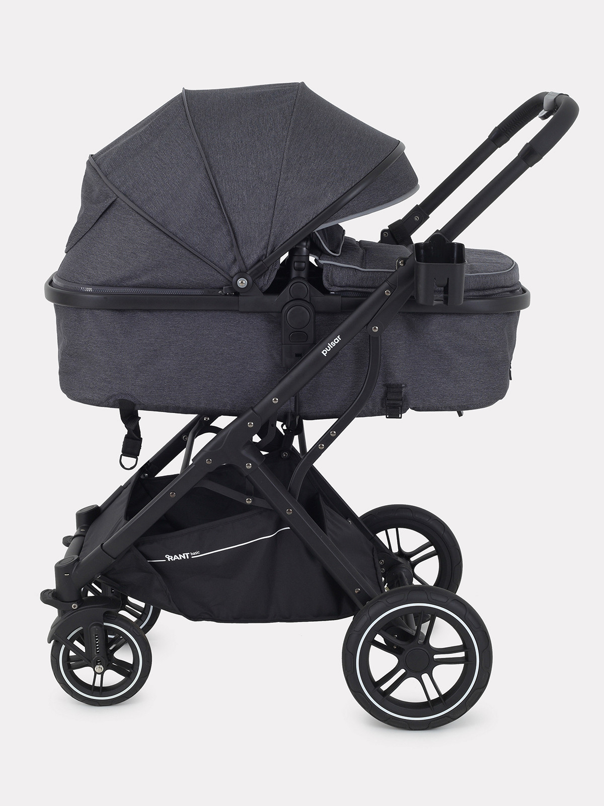 Детская универсальная коляска Rant Basic Pulsar 2 в 1 / RA160 (Grey) — фото 6