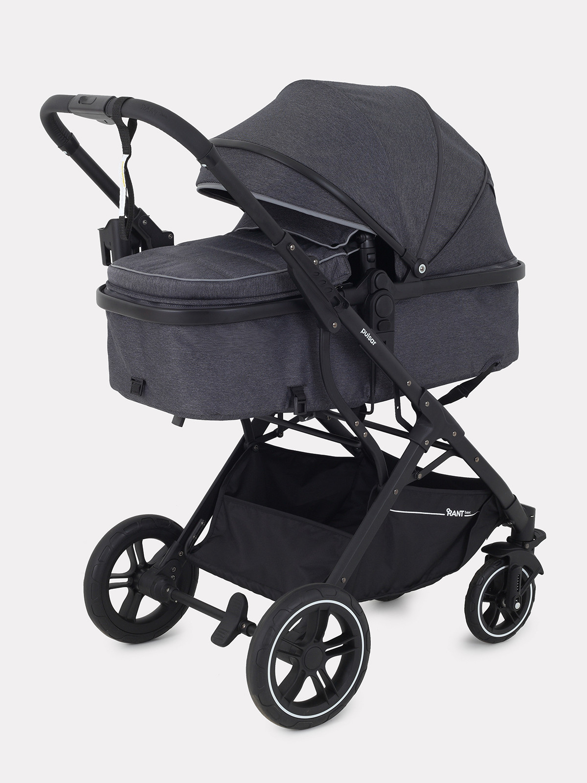 Детская универсальная коляска Rant Basic Pulsar 2 в 1 / RA160 (Grey) — фото 4