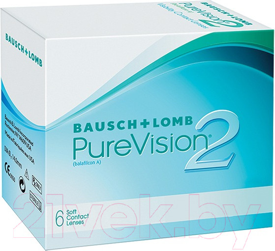 Комплект контактных линз PureVision 2 Sph-11.00 R8.6 (6шт)
