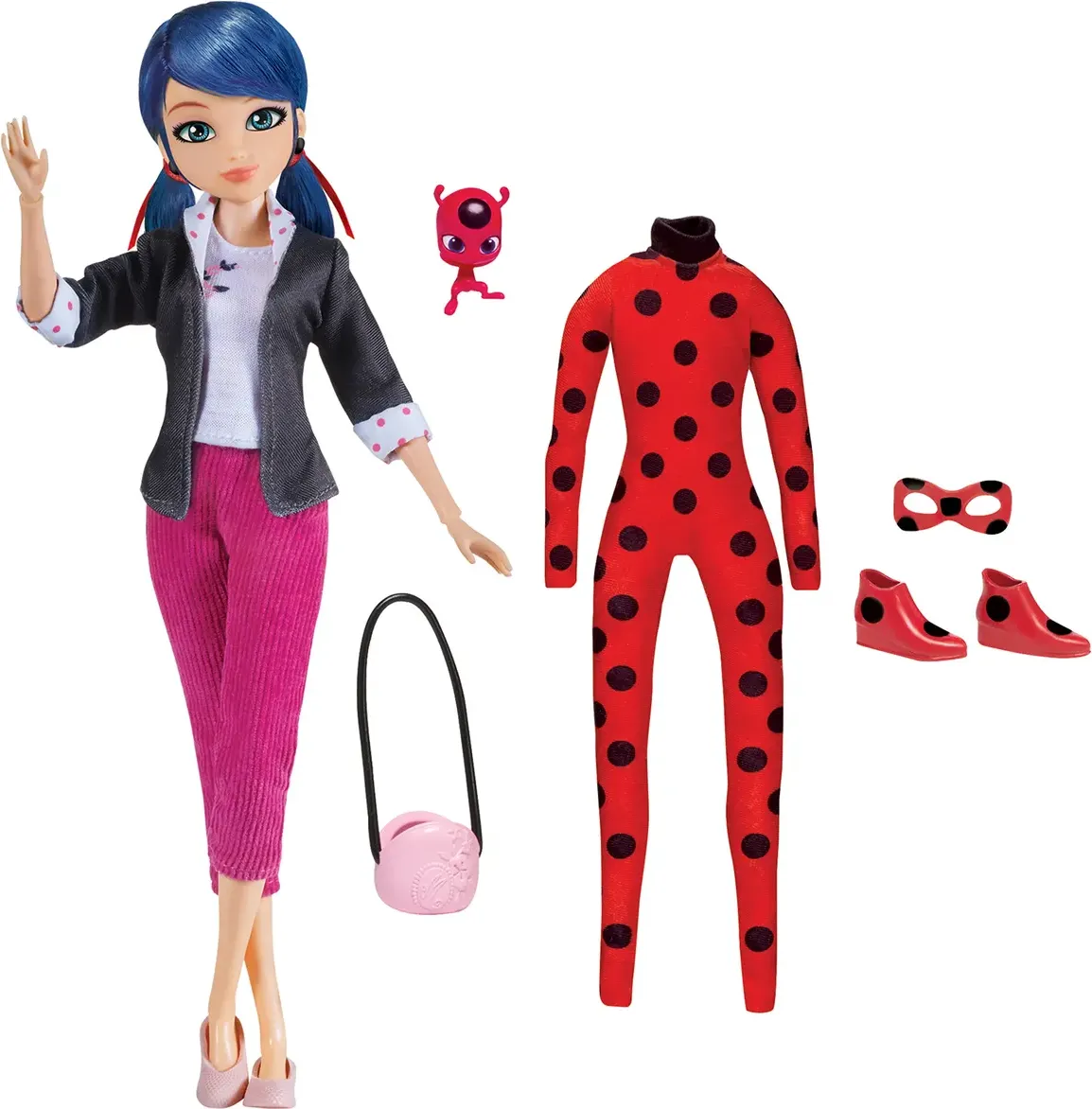 Кукла с аксессуарами Miraculous Леди Баг и Супер Кот. Тайный супергерой Маринет / 50355