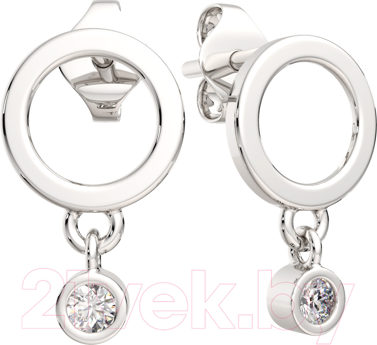 Серьги из серебра ZORKA 03101083.ZZ (с фианитами)