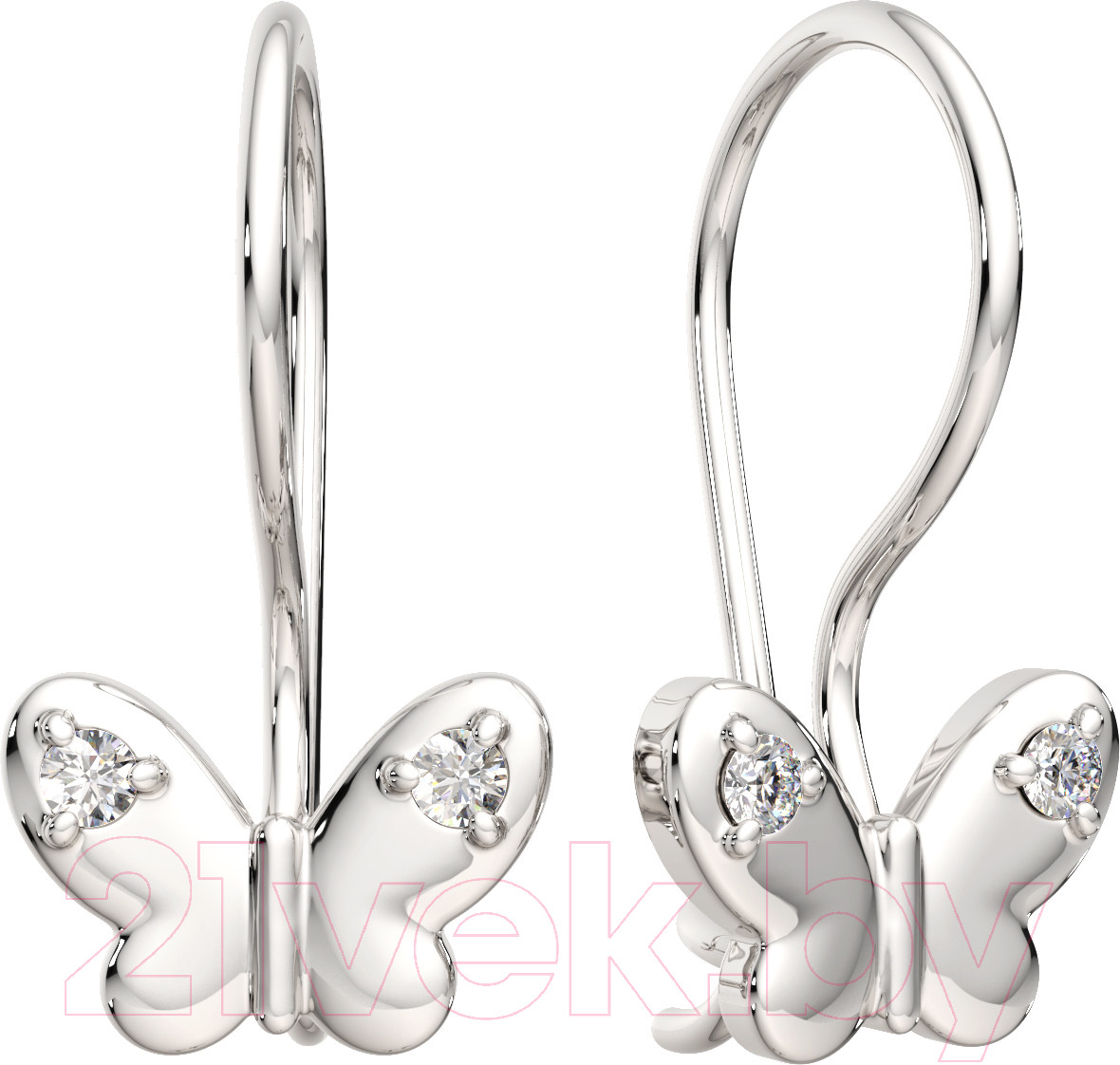 Серьги из серебра ZORKA 03101091.ZZ (с фианитами)