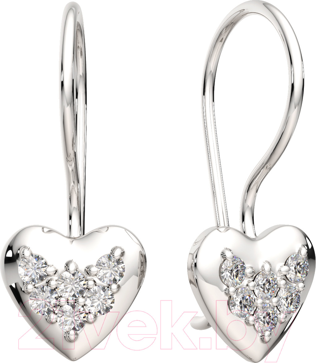 Серьги из серебра ZORKA 03101133.ZZ (с фианитами)