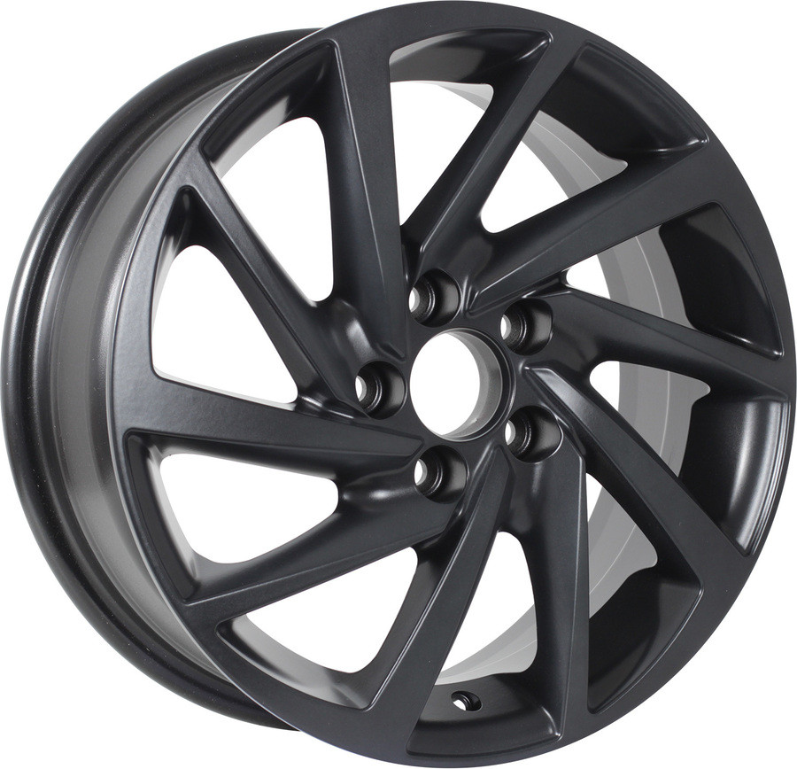 Литой диск KDW KD1530 15x6" 5x100мм DIA 57.1мм ET 38мм Black Painted