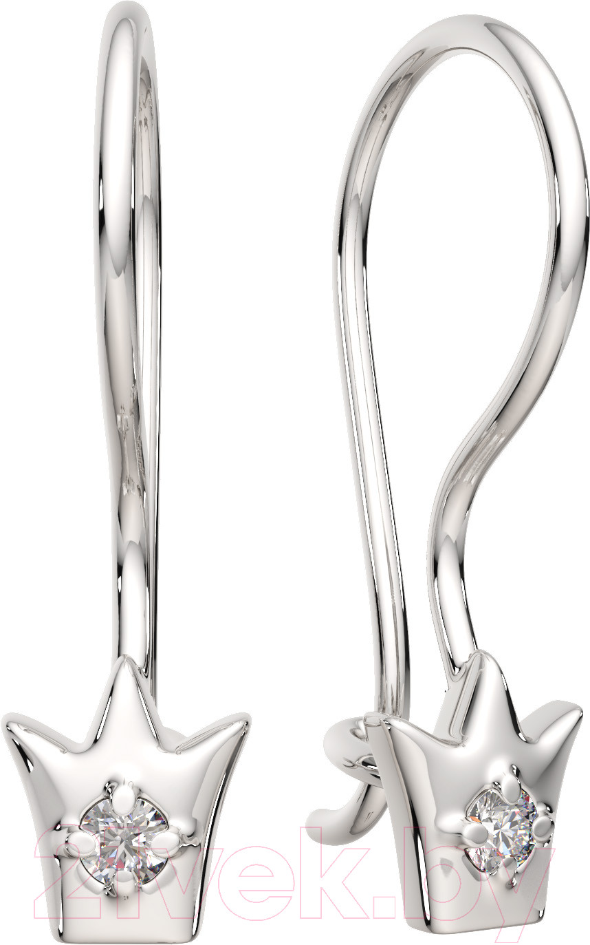 Серьги из серебра ZORKA 0310770.ZZ (с фианитами)