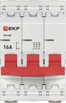 Выключатель нагрузки EKF PROxima ВН-63N / S63316 — фото 4