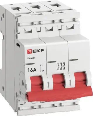 Выключатель нагрузки EKF PROxima ВН-63N / S63316 — фото 2