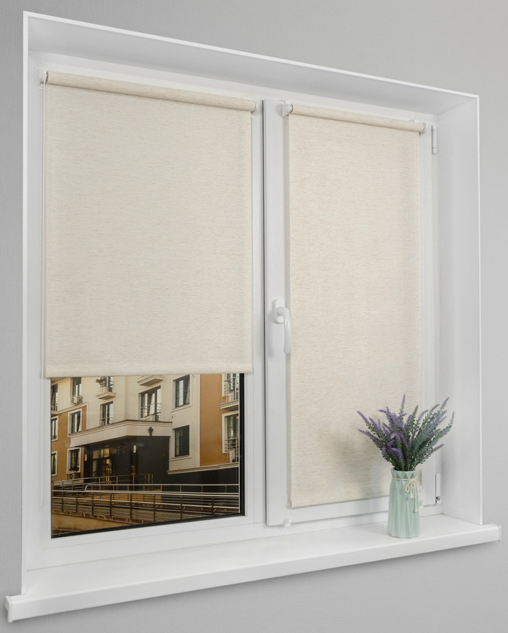 Рулонная штора Lm Decor LM 46-02 61x160 (бежевый)