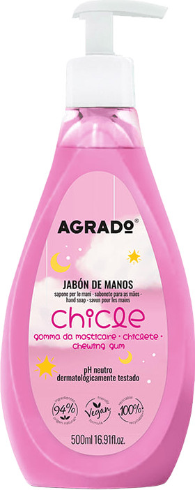 Мыло жидкое детское Agrado Chewing Gum для детей 3+ (500мл)