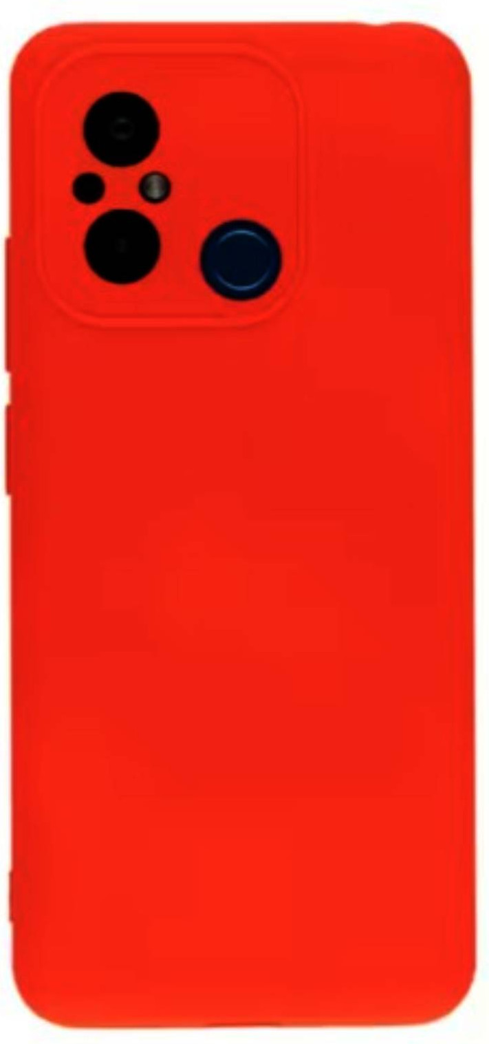 Чехол-накладка Case Coated для Redmi 12C (темно-красный)