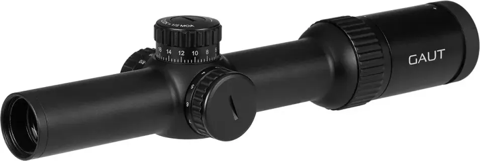 Оптический прицел GAUT Obsidian 1-8x24 сетка X2 подсветка точки