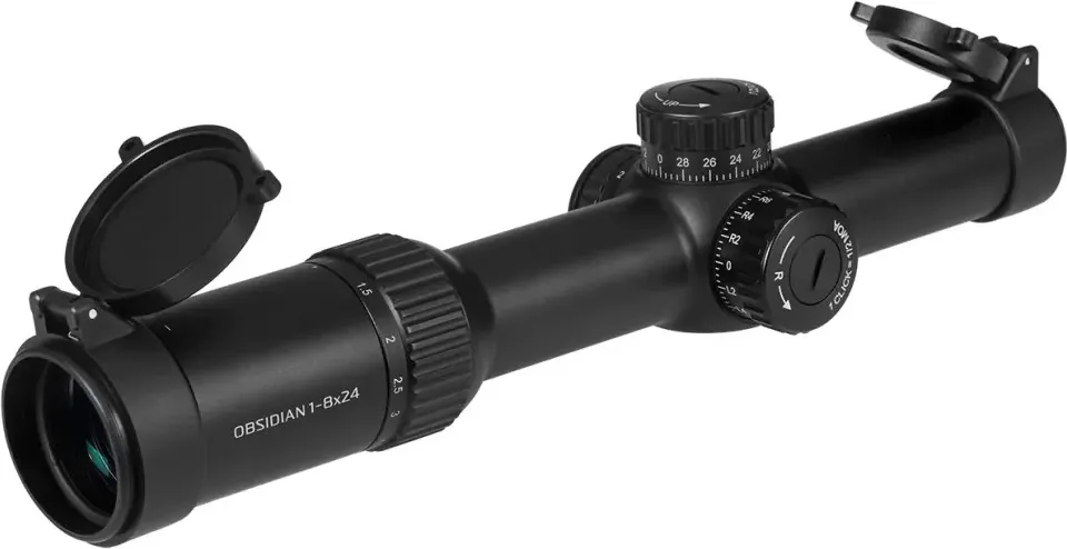 Оптический прицел GAUT Obsidian 1-8x24 сетка X2 подсветка точки — фото 2