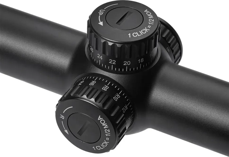 Оптический прицел GAUT Obsidian 1-8x24 сетка X2 подсветка точки — фото 5