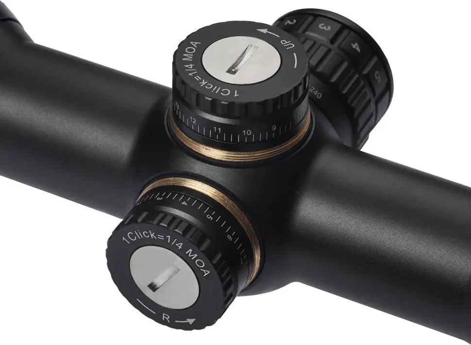 Оптический прицел GAUT Amber 3-12x40 SF сетка 27 Mil-Dot — фото 6