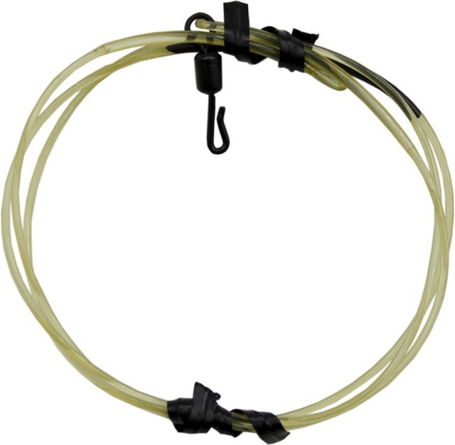 Поводок рыболовный Korda Dark Matter Leader QC Swivel 50см Gravel 40lb / KSZ72