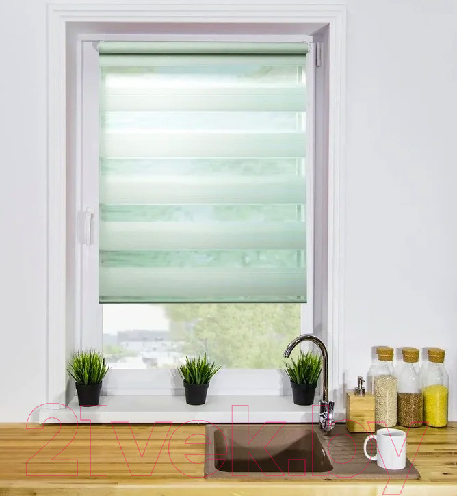 Рулонная штора Lm Decor ДН LB 25-01 34x160 (белый) — фото 3