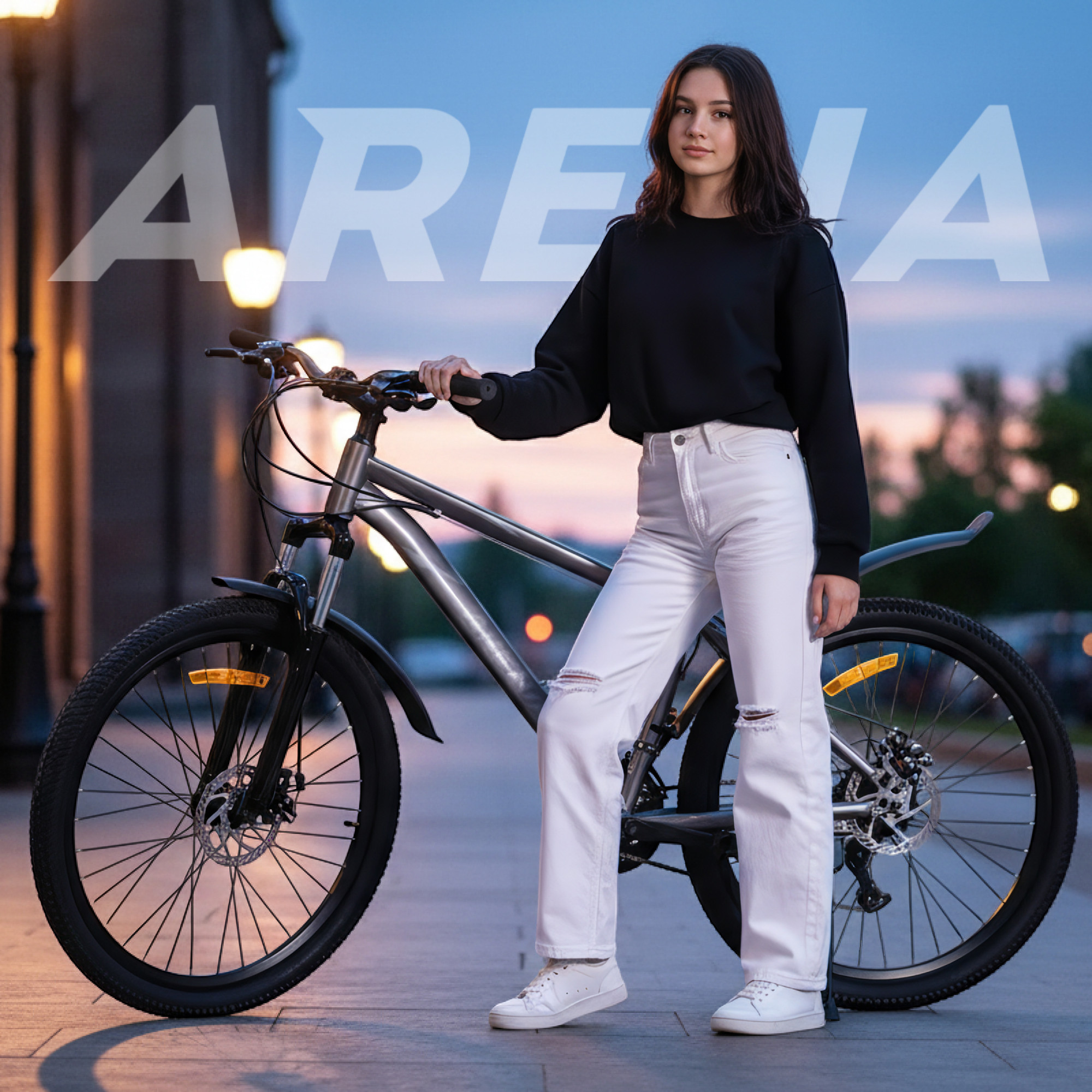 Велосипед Arena Storm 26 2024 (16, серый, разобранный, в коробке) — фото 5