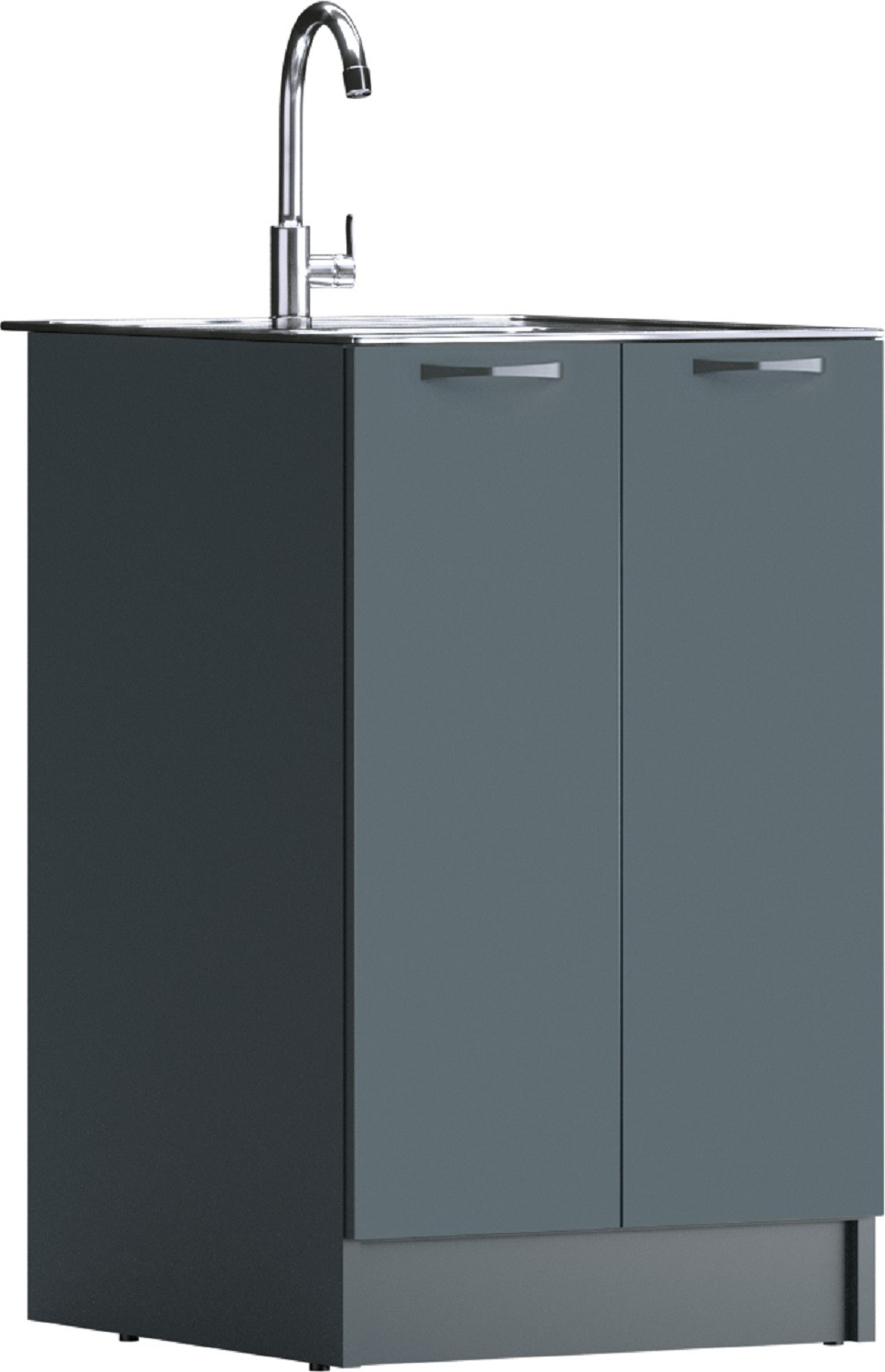 Шкаф под мойку Домино D6050An (60x60, антрацит)