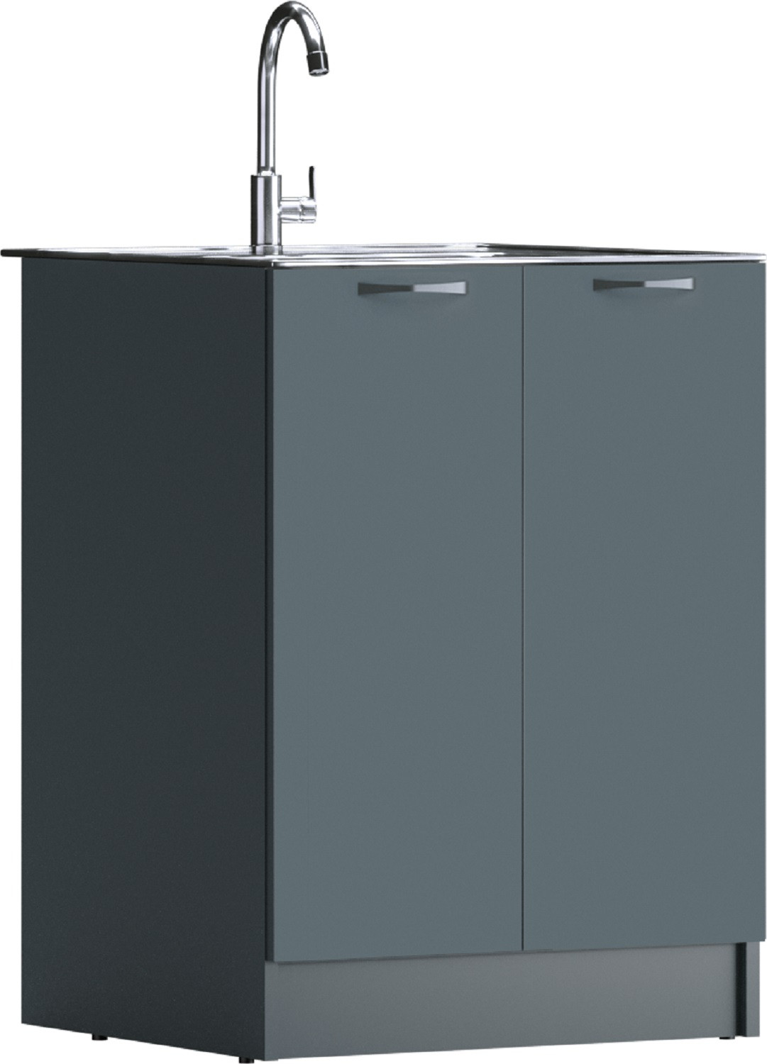 Шкаф под мойку Домино D6060An (60x60, антрацит)