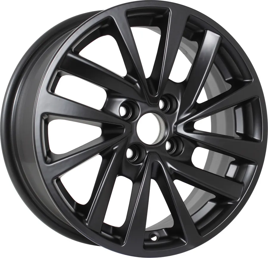 Литой диск KDW KD1551 Granta Cross 15x6" 4x98мм DIA 58.5мм ET 33мм (Matt Black Painted)