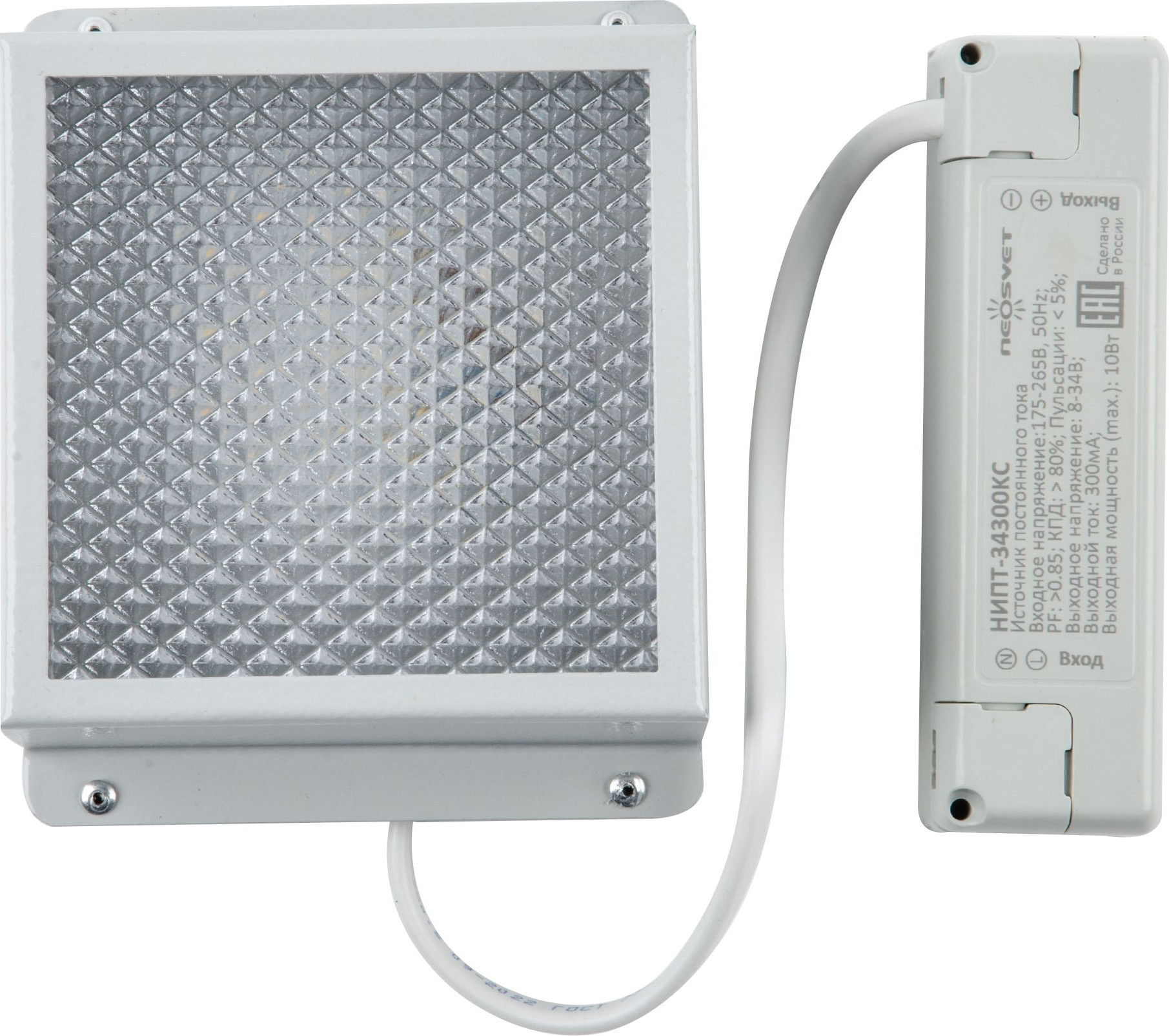 Панель светодиодная Uniel ULP-0808 7W/4000К IP40 Grilytao White / UL-00011900