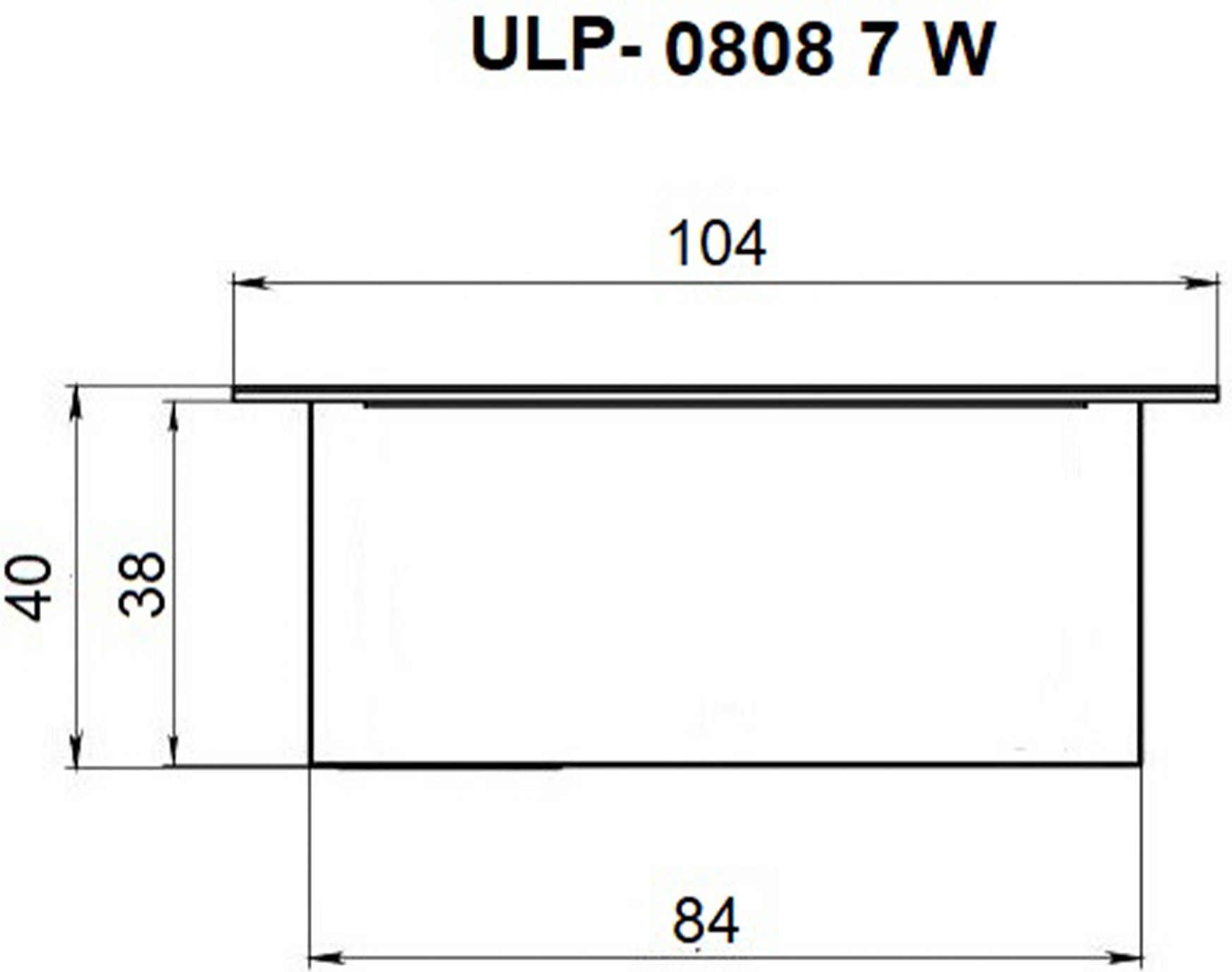 Панель светодиодная Uniel ULP-0808 7W/4000К IP40 Grilytao White / UL-00011900 — фото 6