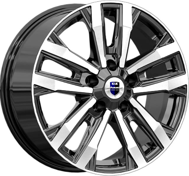 Литой диск K&K Мичиган (КС1107) 18x8" 5x130мм DIA 84.1мм ET 43мм Алмаз черный