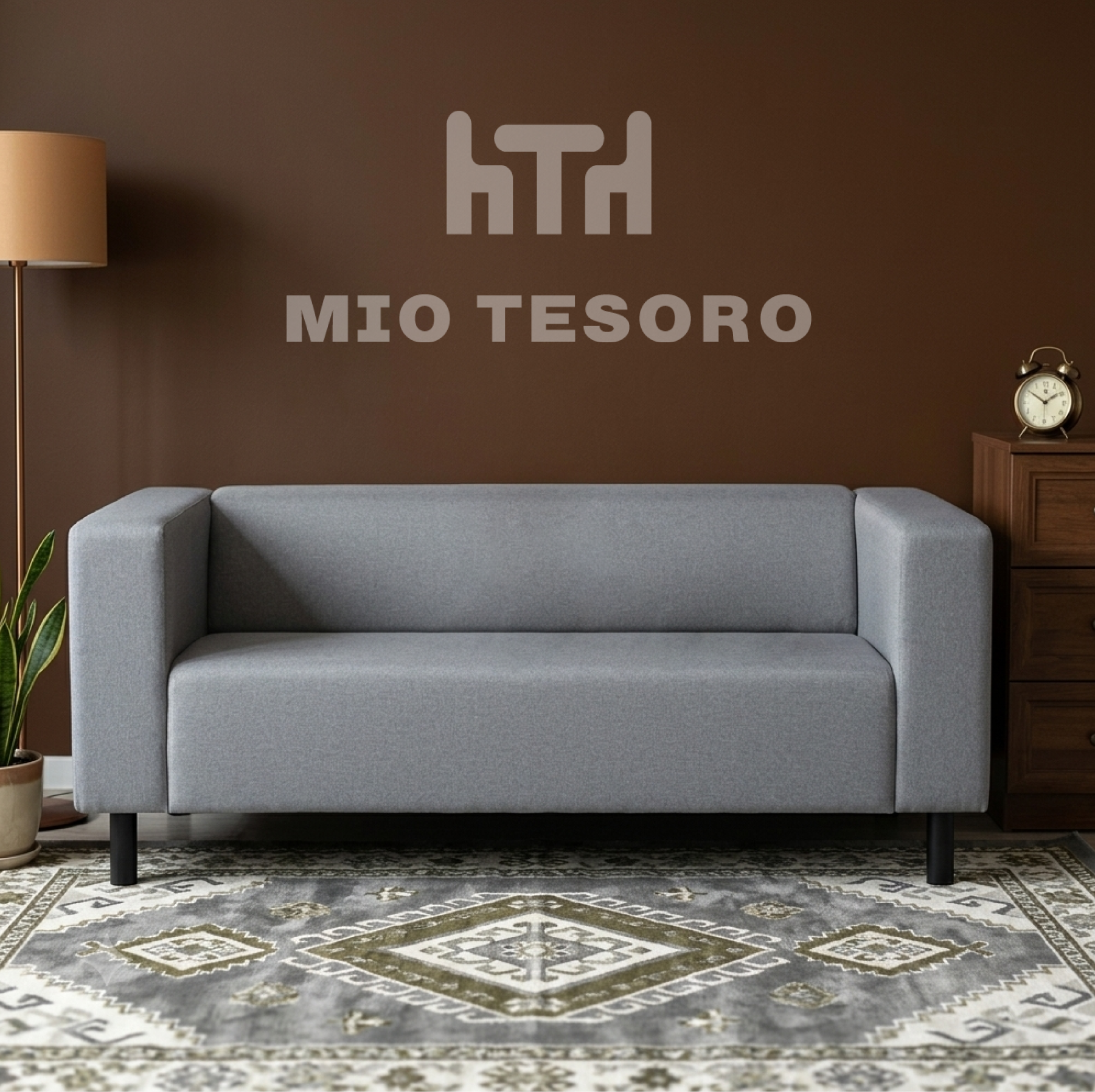 Диван Mio Tesoro Белфаст 307 (Savanna Plus Ash 1174) — фото 4