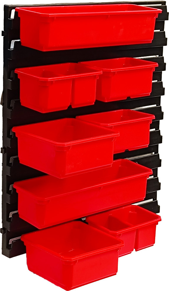 Набор лотков для метизов QBrick System Nr 6 / Z255888PG001 (красный) — фото 2