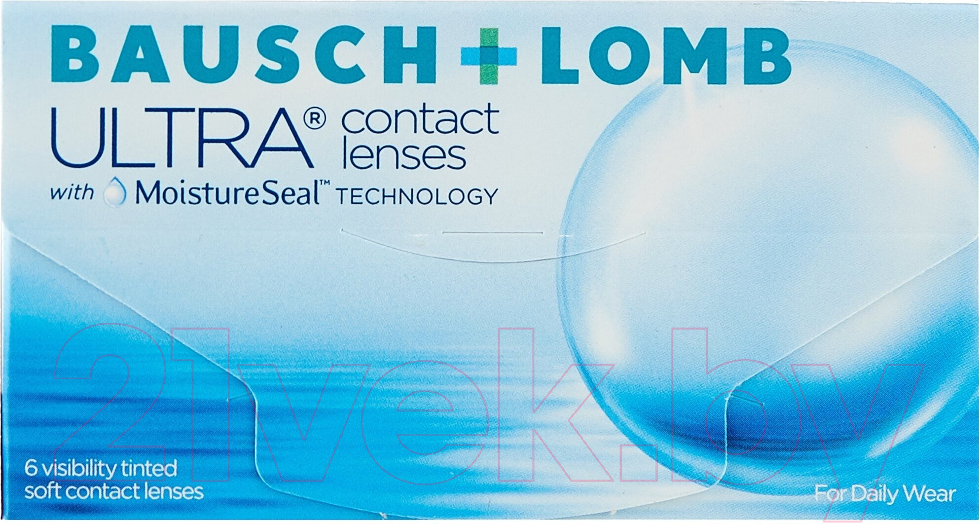 Комплект контактных линз Ultra Bausch Sph-0.50 R8.5 (6шт)