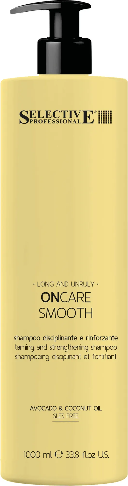 Шампунь для волос Selective Professional Oncare Smooth Разглаживающий / 1383300 (1л)